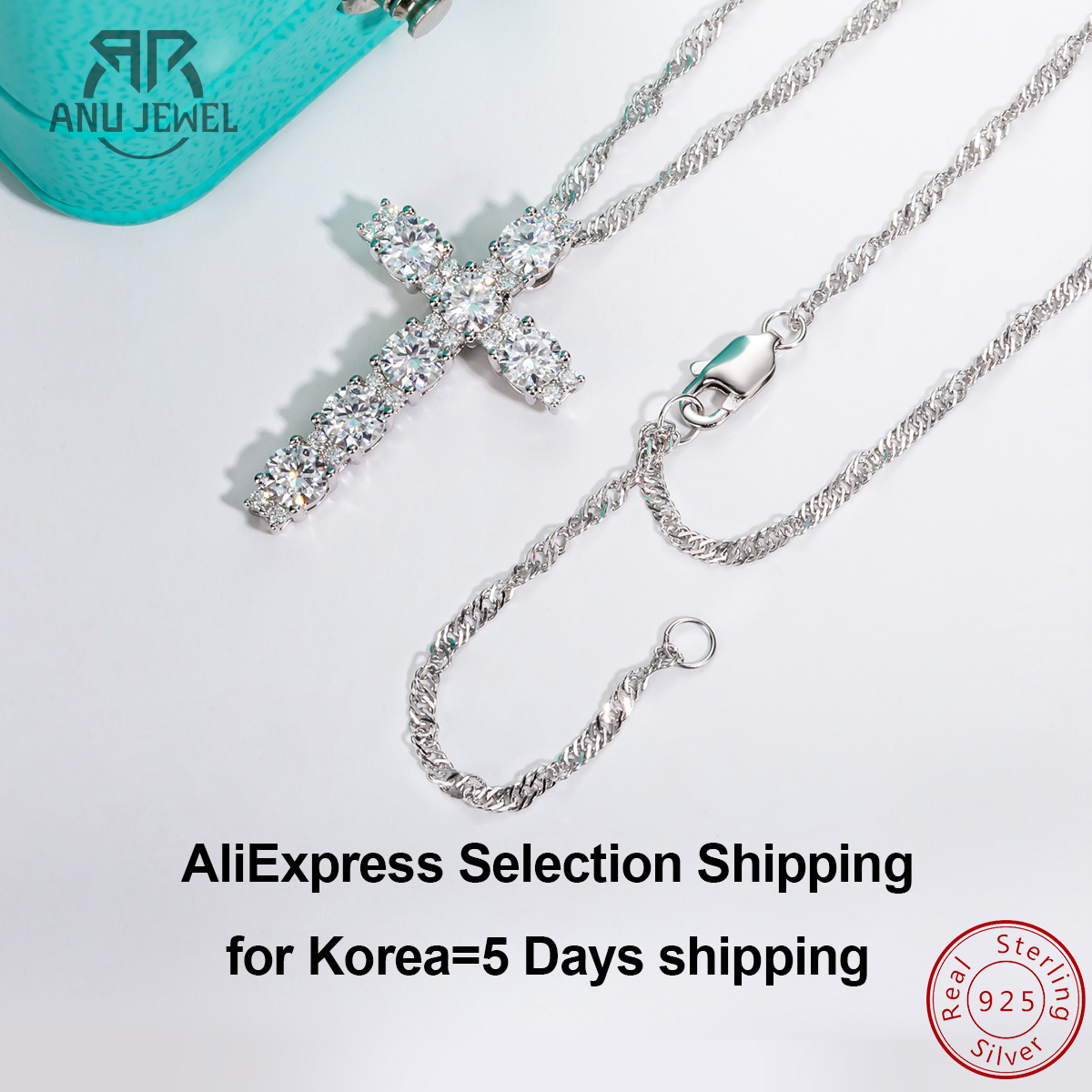 AnuJewel 4MM 2.1 캐럿 D 컬러 Moiss - Ansi Chain 리뷰 및 가격
